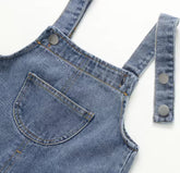 Baby & Toddler Denim Coveralls Hippo Boutique