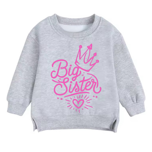 Big Sister Sweatshirt Hippo Boutique