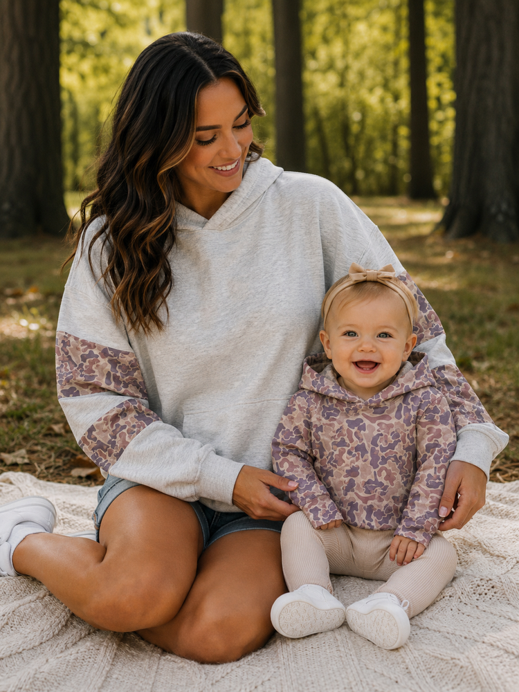 Matching Mama & Mini Camo Hoodies - Blank Hippo Boutique