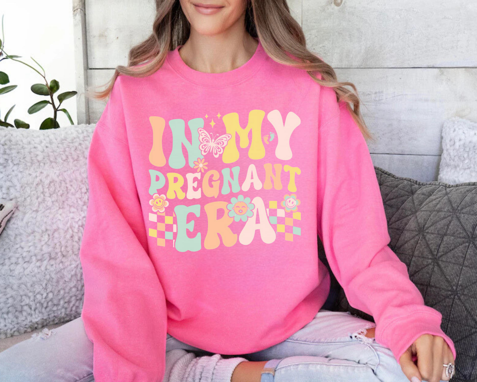 Sweatshirts & Hoodies - In My Pregnant Era Hippo Boutique