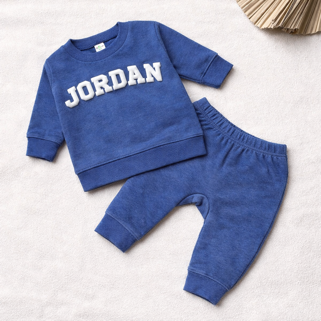 Newborn Baby Outfit Custom Puff Name Hippo Boutique