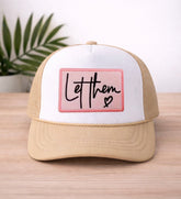 Let Them Trucker Mesh Hats Hippo Boutique