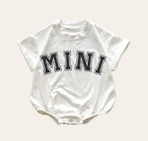 Glitter Mini Baby t-shirt Bubble Romper Hippo Boutique
