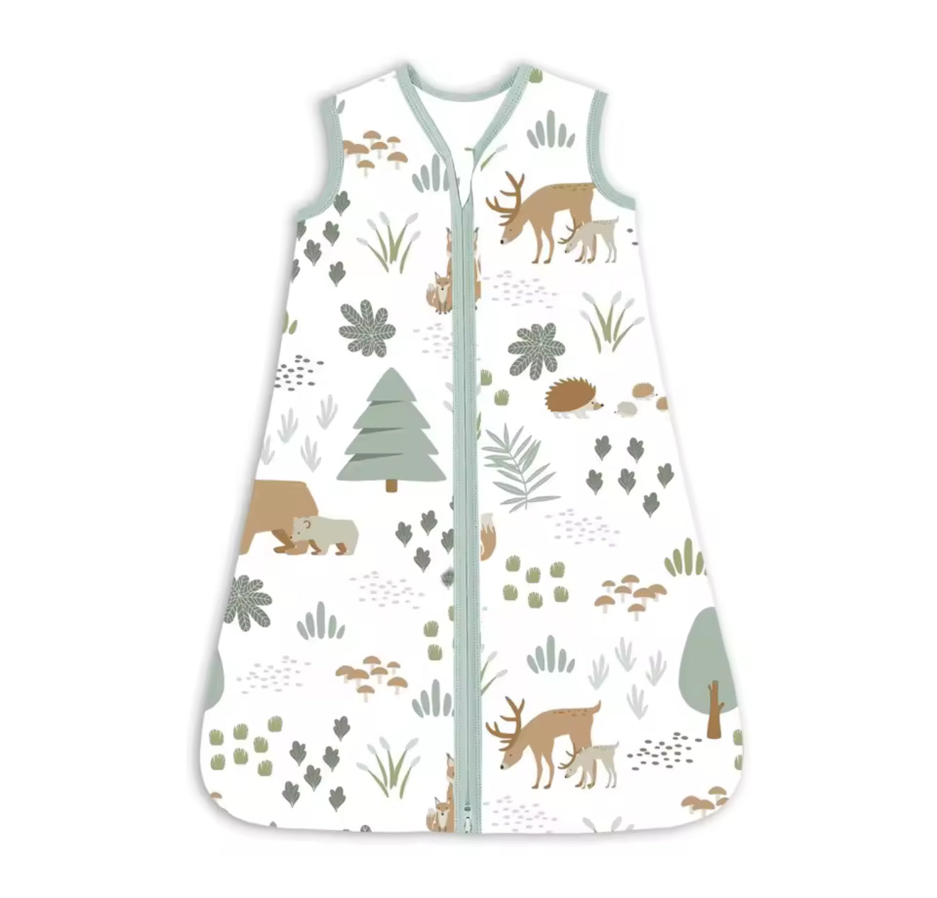 Newborn Baby 100% Organic Cotton Sleep sac - 1 Tog Hippo Boutique