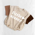 Little Sister baby Color Block T-Shirt Bubble Romper Hippo Boutique