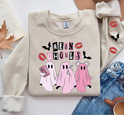 Women’s Halloween Sweatshirts - Mean Ghouls Hippo Boutique