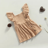 Knitted Sleeveless Baby Dress Hippo Boutique