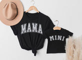 Glitter Mama & Mini Matching T-Shirts - Black Hippo Boutique