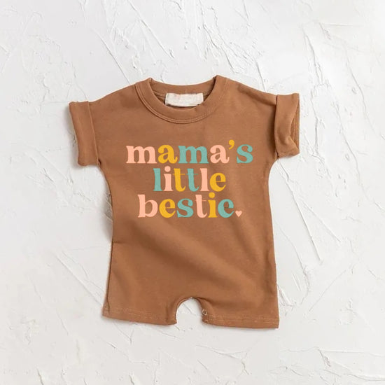 Mama’s Little Bestie romper bodysuit Hippo Boutique