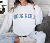 Book Nerd Sweatshirt Hippo Boutique