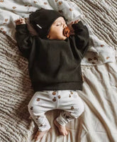 Baby Cotton Leggings - Oranges Hippo Boutique