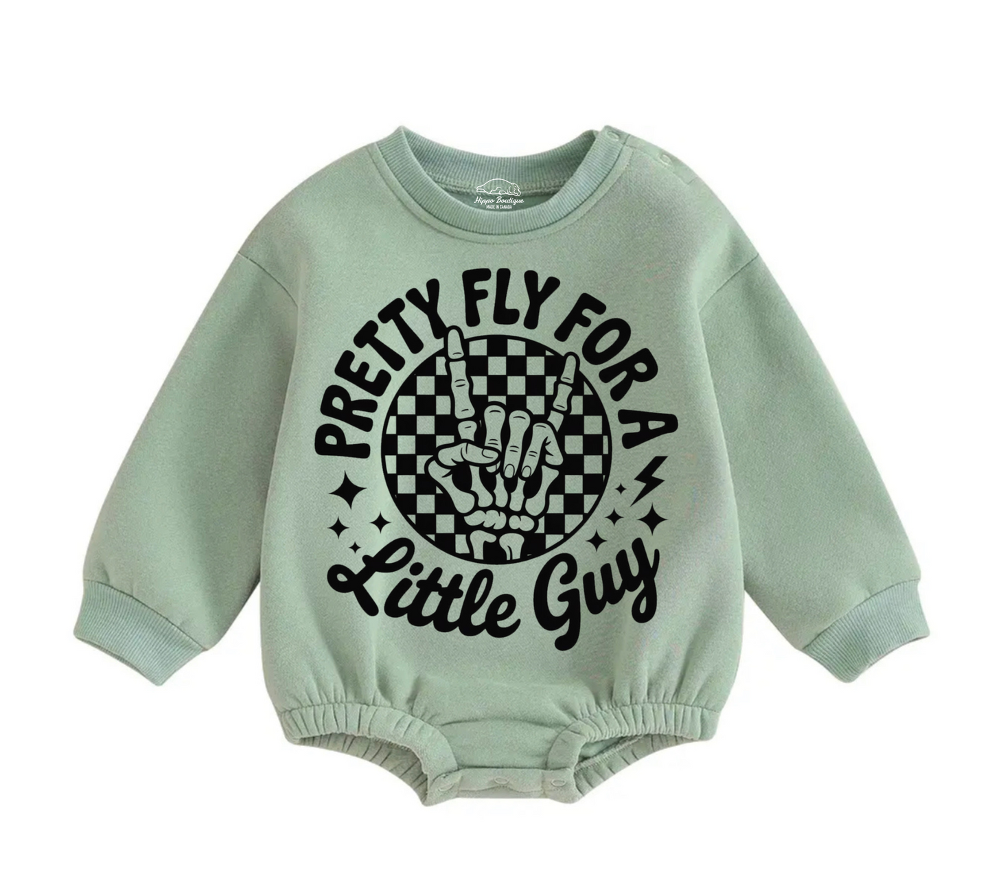 Soft warm fleece oversized Romper - Pretty Fly