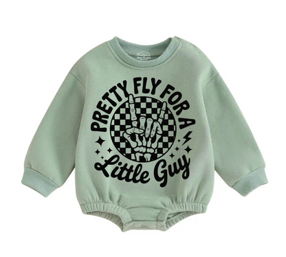 Soft warm fleece oversized Romper - Pretty Fly