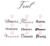 Birth Flower Glass Tumbler Cup Hippo Boutique