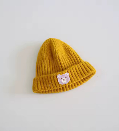 Teddy Bear Knit Baby Winter Hat Hippo Boutique