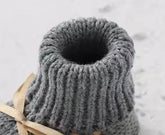 Baby Knit Bodysuit Set with Boots Hat & Mitts Hippo Boutique