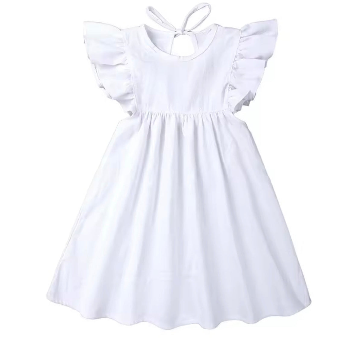 Ruffled Sleeveless Flared Dress Hippo Boutique