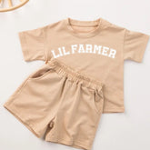 Little Farmer Baby Boy T-Shirt & Shorts Set Hippo Boutique