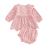 Long Sleeve Ruffled Dress & Bummies Outfit Hippo Boutique