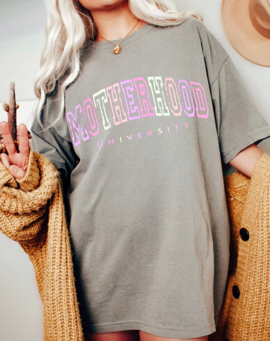 Motherhood University T-Shirts Hippo Boutique