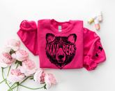 Custom Nana Bear Sweatshirt with children’s name on sleeve Hippo Boutique