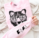 Custom Nana Bear Sweatshirt with children’s name on sleeve Hippo Boutique