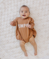 Pumpkin Baby Halloween Sweatshirt Romper Hippo Boutique