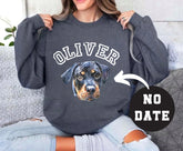Custom Pet Portrait Sweatshirt Hippo Boutique