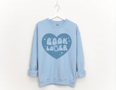 Book Lover Sweatshirt Hippo Boutique