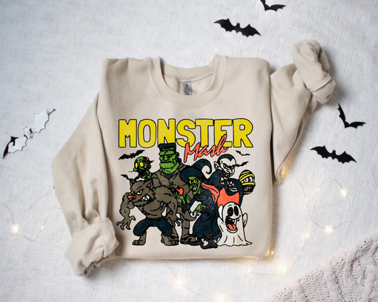 Monster Mash Halloween Sweatshirts Hippo Boutique