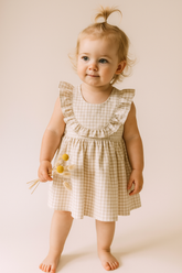 Sleeveless Cotton Linen Dress Outfit Hippo Boutique