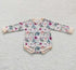Pink Floral Dinosaur Rompers Hippo Boutique
