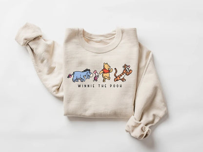 Pooh Crewneck Sweatshirts Hippo Boutique