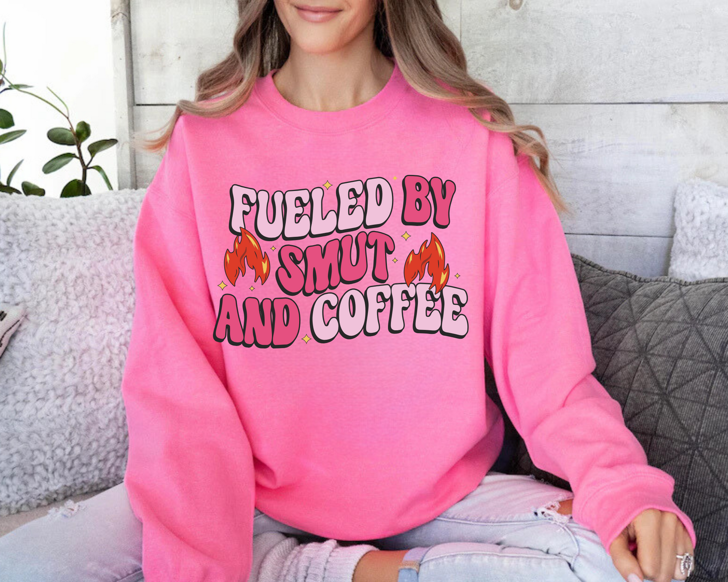 Bookish Sweatshirts & Hoodies - Fueled by Smut & Coffee
