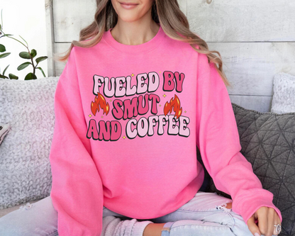Bookish Sweatshirts & Hoodies - Fueled by Smut & Coffee