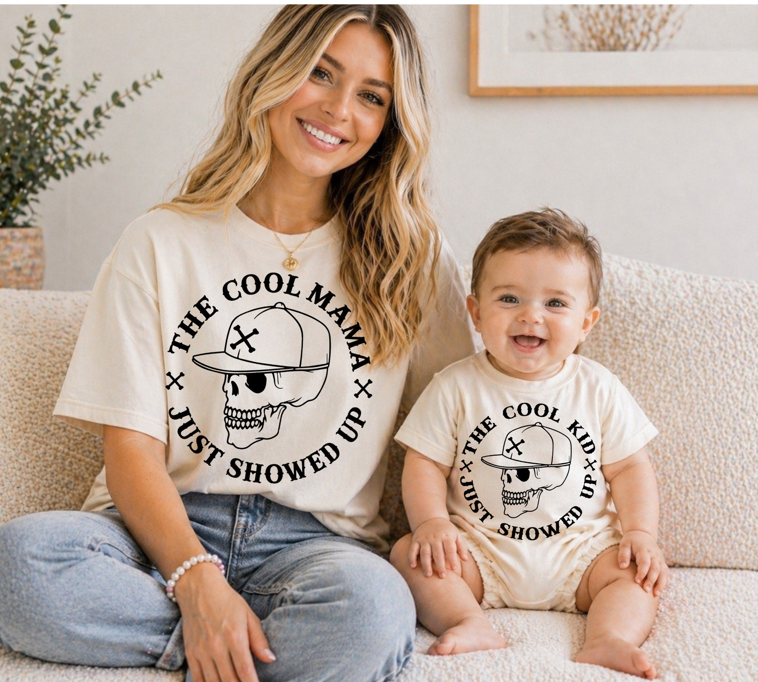 Mama & Mini Matching T-Shirts & Romper - Cool Kid Hippo Boutique