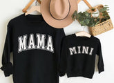 Glitter Mama & Mini Matching Sweatshirts - Black Hippo Boutique