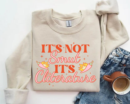 Women’s Bookish Sweatshirts & Hoodies - It’s Not Smut Hippo Boutique