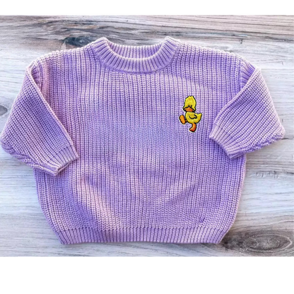 Duck Baby & Toddler knit Sweaters Hippo Boutique