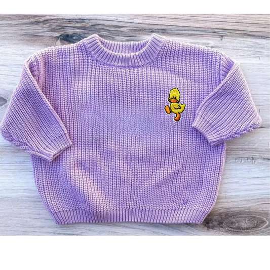 Duck Baby & Toddler knit Sweaters Hippo Boutique