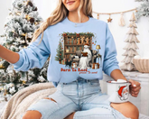 Reading Ghost Christmas Sweatshirts Hippo Boutique