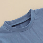Mama’s Boy Smile Baby and Toddler t-shirt & pocket shorts outfit Hippo Boutique