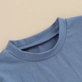 Mama’s Boy Smile Baby and Toddler t-shirt & pocket shorts outfit Hippo Boutique