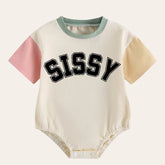 Sissy Color Block Baby T-Shirt Romper Hippo Boutique