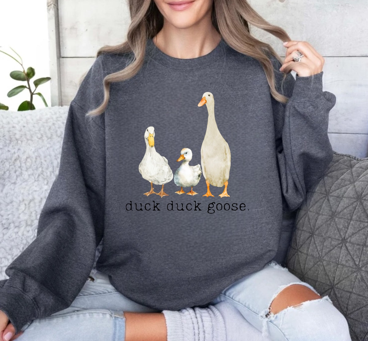Duck Duck Goose Sweatshirts Hippo Boutique