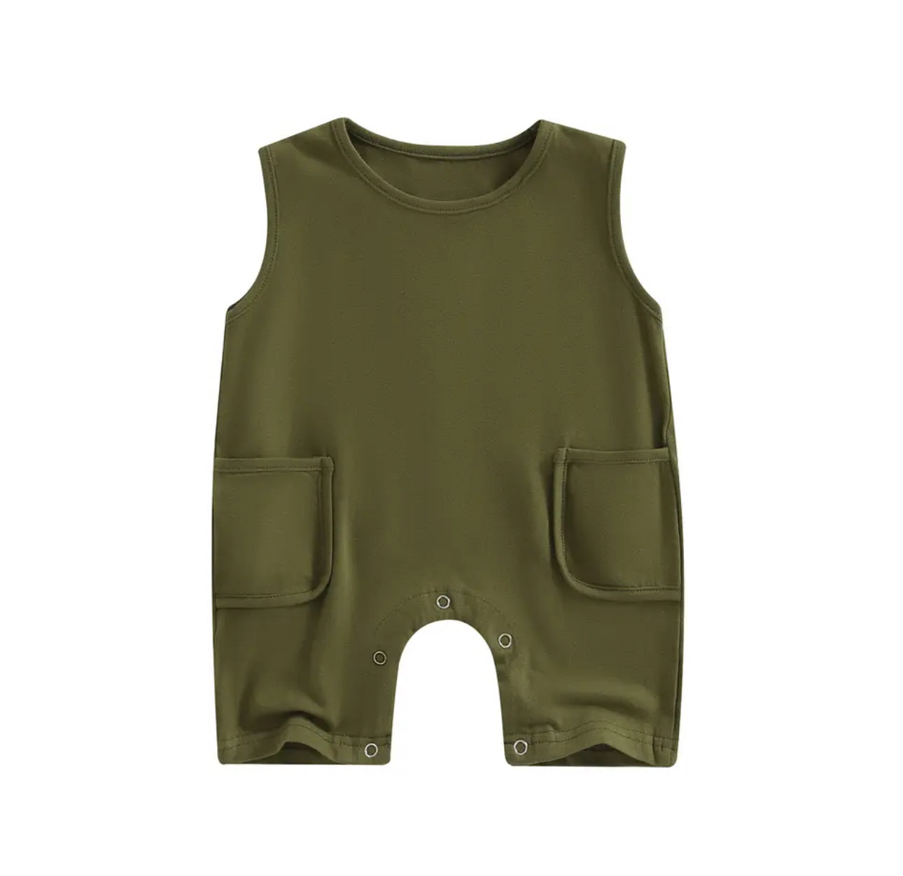 Baby & toddler sleeveless romper bodysuit Hippo Boutique