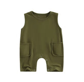 Baby & toddler sleeveless romper bodysuit Hippo Boutique