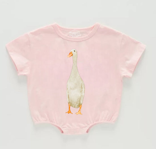 Goose Baby t-shirt Bubble Romper Hippo Boutique