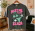 Cropped Top & T-Shirts - Meet me at the beach Hippo Boutique