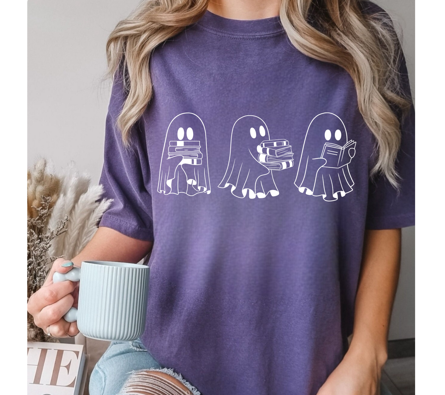 Floral Ghost T-Shirt Hippo Boutique